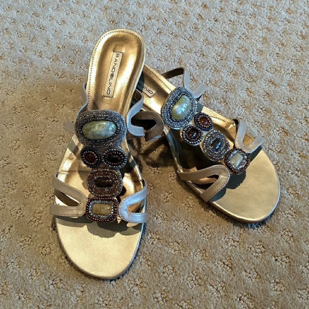Bandolino Gold Women's Sandals